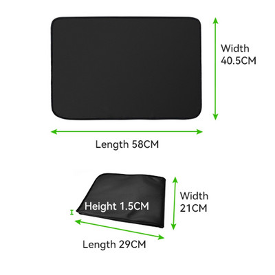 24 colių PU odinis dangtelis, skirtas IM-AC kompiuterio monitoriui Poliesterio dangtelis nuo dulkių Ekrano apsauga su vidine minkštu pamušalu galine kišene