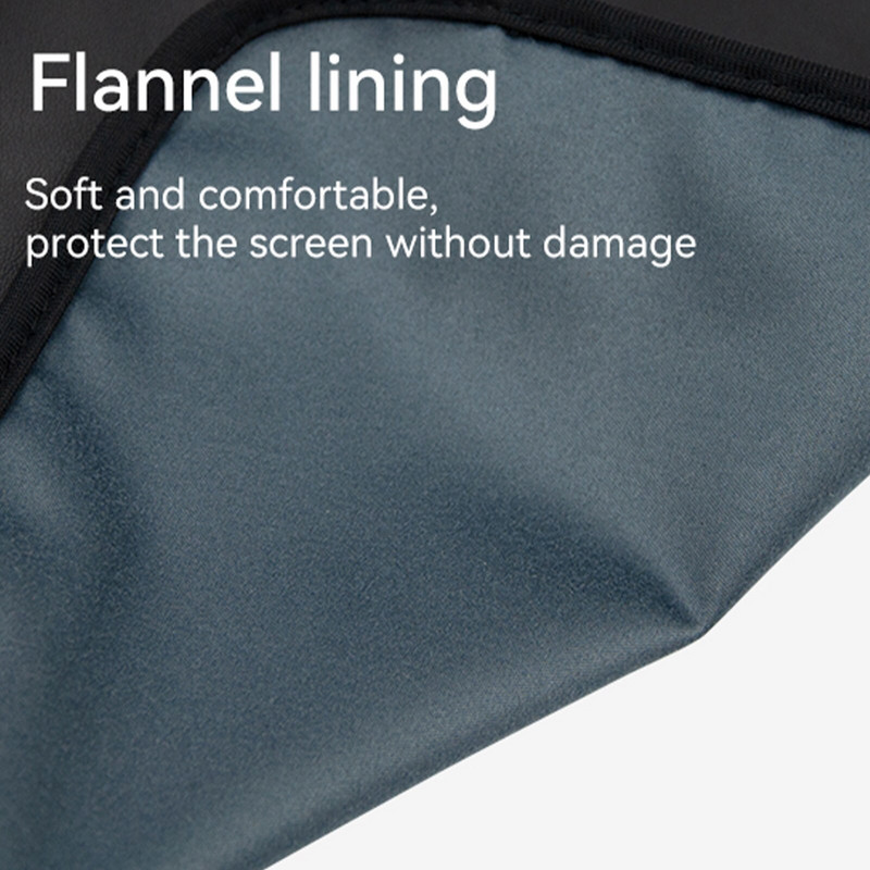 24 colių PU odinis dangtelis, skirtas IM-AC kompiuterio monitoriui Poliesterio dangtelis nuo dulkių Ekrano apsauga su vidine minkštu pamušalu galine kišene