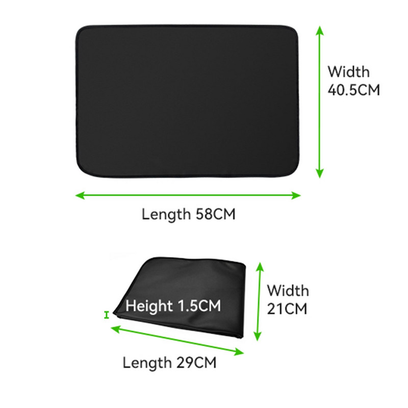 24 colių PU odinis dangtelis, skirtas IM-AC kompiuterio monitoriui Poliesterio dangtelis nuo dulkių Ekrano apsauga su vidine minkštu pamušalu galine kišene