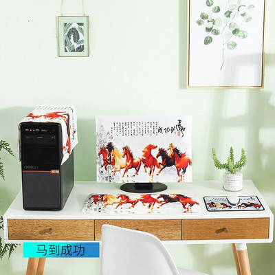 3 ks 17-27 palcový elastický handričkový monitor prachotesný počítačový stolný počítač jednoduchý prachový kryt prachotesný ultratenký mäkký ochranný plášť