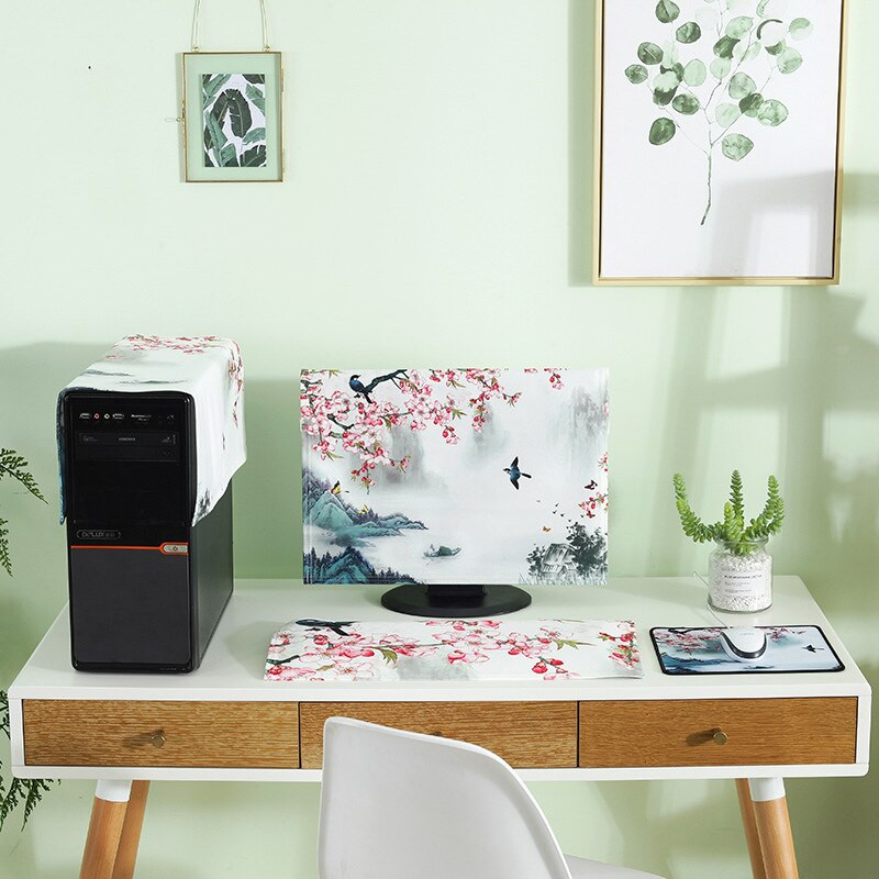 3 ks 17-27 palcový elastický handričkový monitor prachotesný počítačový stolný počítač jednoduchý prachový kryt prachotesný ultratenký mäkký ochranný plášť