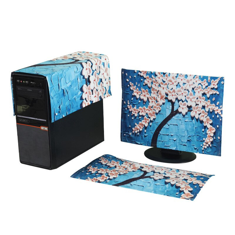 3 ks 17-27 palcový elastický handričkový monitor prachotesný počítačový stolný počítač jednoduchý prachový kryt prachotesný ultratenký mäkký ochranný plášť