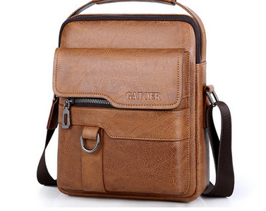 Pánska ležérna taška z eko kože s nápisom