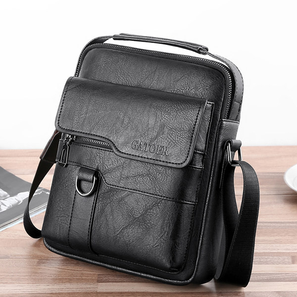 Pánska ležérna taška z eko kože s nápisom