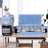 Új asztali számítógép porvédő szövet csipke LCD borító kendő Irodai számítógép monitor Magic Cover billentyűzet monitor porvédő 2022