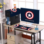 3 v 1 tlačený kryt na stolný počítač, ochranný kryt na 22/24/27-palcovú klávesnicu s LCD obrazovkou, pre domácnosť