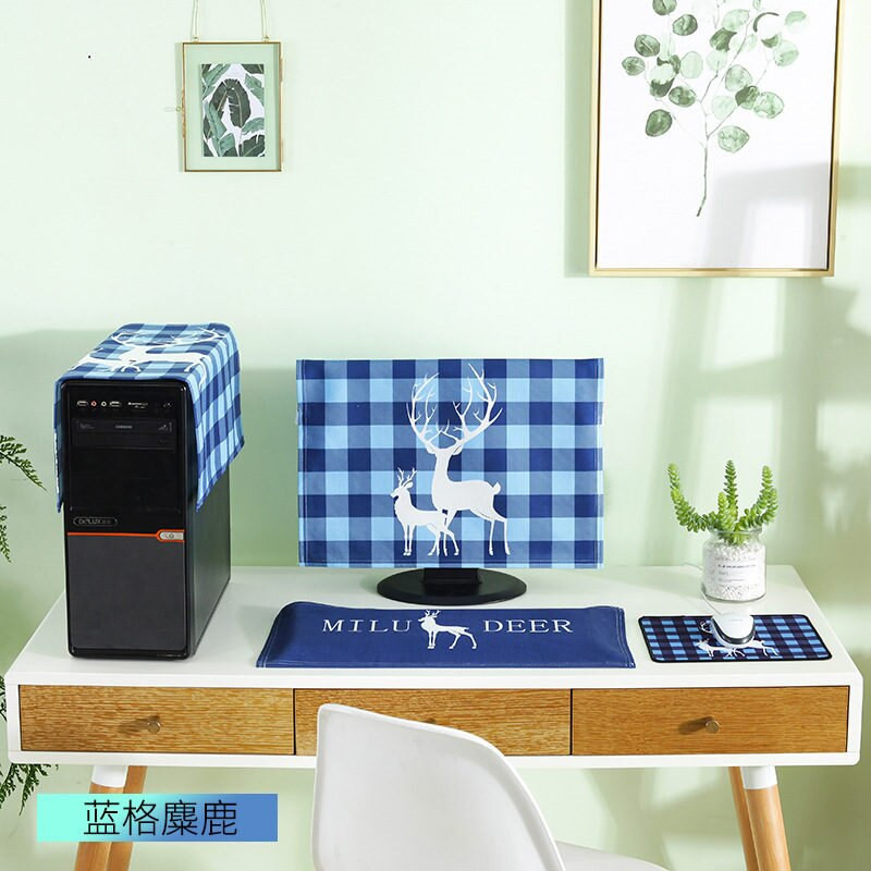 Elastický látkový monitor odolný voči prachu, 3 ks, 19-27 palcový počítačový stolný počítač, jednoduchý prachový kryt, prachotesný ultratenký mäkký ochranný plášť