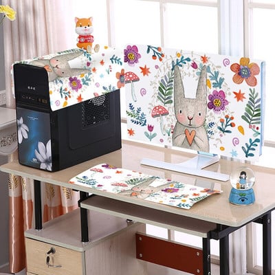 Ochranný kryt na LCD displej s klávesnicou a 3 v 1 pre stolný počítač s potlačou 22/24/27 palcov, 3 v 1, pre domácnosť