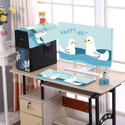 Ochranný kryt na LCD displej s klávesnicou a 3 v 1 pre stolný počítač s potlačou 22/24/27 palcov, 3 v 1, pre domácnosť