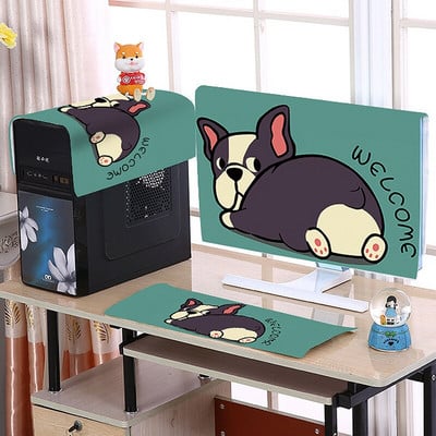 Ochranný kryt na LCD displej s klávesnicou a 3 v 1 pre stolný počítač s potlačou 22/24/27 palcov, 3 v 1, pre domácnosť