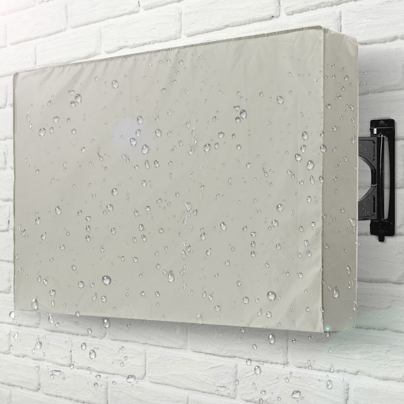 Sodo terasa Lauko televizoriaus dangtelio apsauga TV ekranas Atsparus oro sąlygoms Dulkėms atsparus televizoriaus dangtelis Universalus apsauga nuo dulkių, skirtas 30"–58" televizoriams