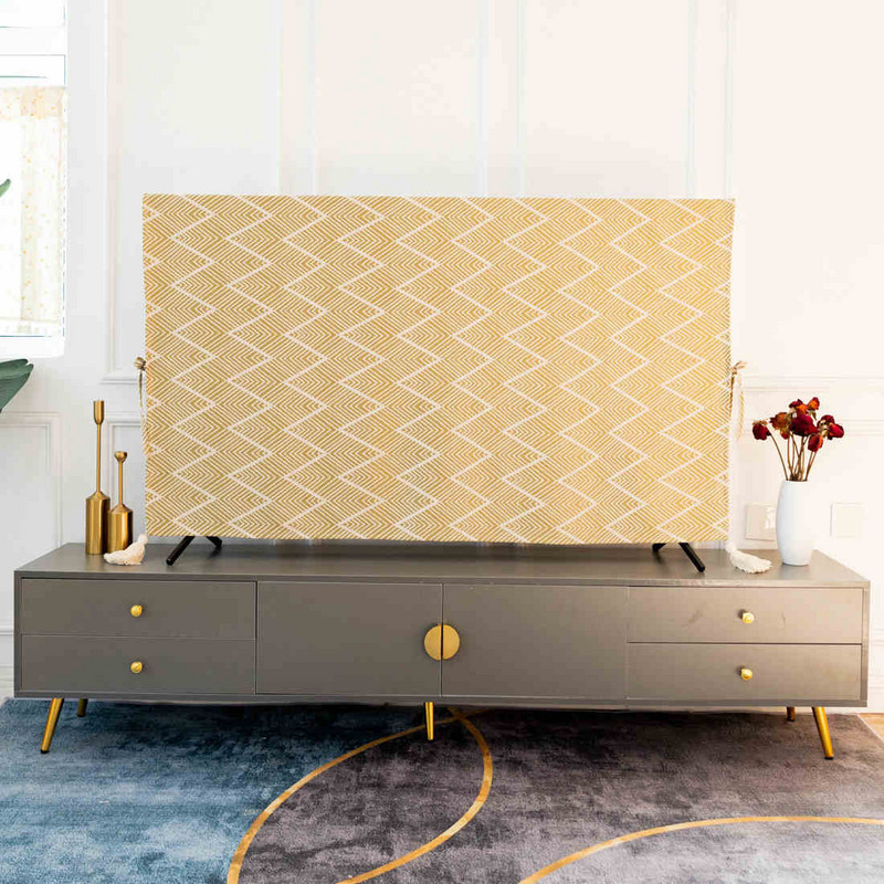 Nový kryt na televízor, univerzálny ochranný kryt na plochú obrazovku, závesný uterák na LCD televízor, 32-70 palcov, vynikajúce dekorácie do obývačky