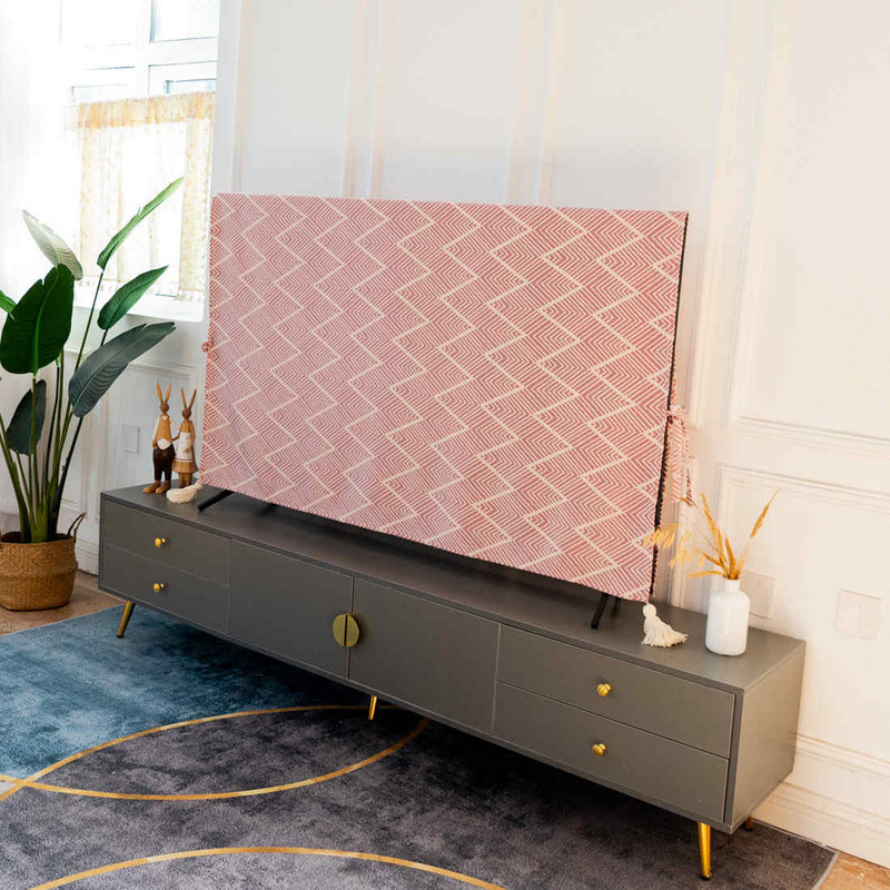 Nový kryt na televízor, univerzálny ochranný kryt na plochú obrazovku, závesný uterák na LCD televízor, 32-70 palcov, vynikajúce dekorácie do obývačky