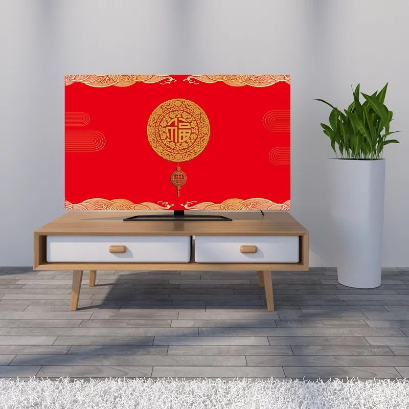 GoodTop Husă de protecție pentru TV Husă de protecție împotriva prafului pentru agățat de uz casnic TV LCD Prosop de praf 32-70 inchi Husă pentru televizor cu dimensiuni multiple