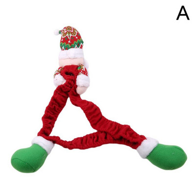 Vianočný kryt na LCD monitor, domáci/kancelárske potreby, párty, TV monitor, Santa Claus, snehuliak, los, netkaný kryt, dekorácia atmosféry