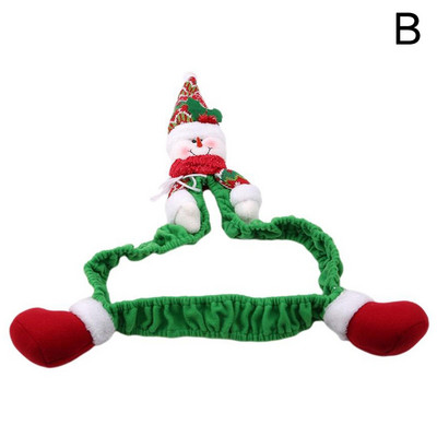 Vianočný kryt na LCD monitor, domáci/kancelárske potreby, párty, TV monitor, Santa Claus, snehuliak, los, netkaný kryt, dekorácia atmosféry