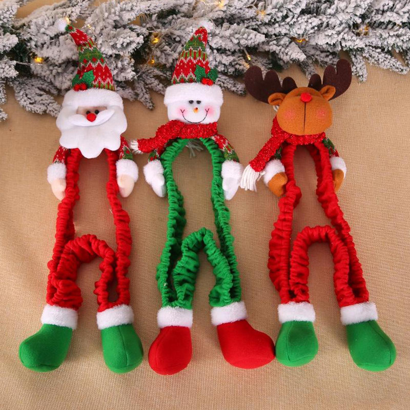 Vianočný kryt na LCD monitor, domáci/kancelárske potreby, párty, TV monitor, Santa Claus, snehuliak, los, netkaný kryt, dekorácia atmosféry