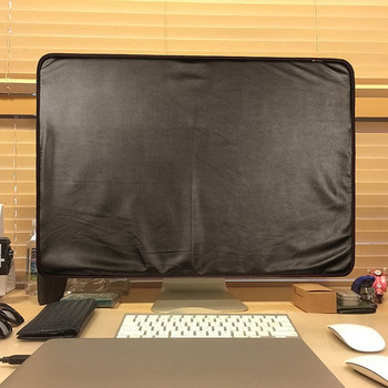 Hot 21 ιντσών 27 ιντσών Μαύρο πολυεστερικό κάλυμμα οθόνης υπολογιστή με κάλυμμα σκόνης με μαλακή επένδυση Lnner για οθόνη LCD Apple iMac