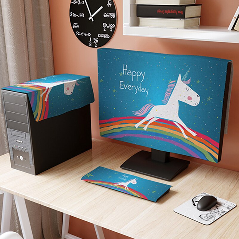 Poklopac računala Poklopac za prašinu Stolno računalo Slatka LCD tipkovnica Host Zaštitni poklopac Poklopac zaslona Tkanina otporna na prašinu