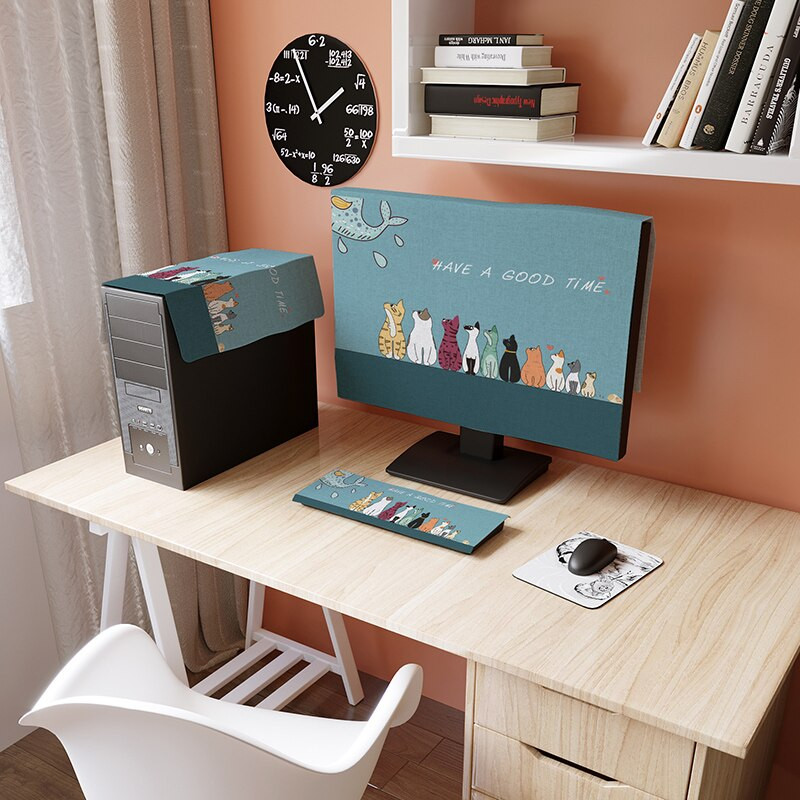 Poklopac računala Poklopac za prašinu Stolno računalo Slatka LCD tipkovnica Host Zaštitni poklopac Poklopac zaslona Tkanina otporna na prašinu