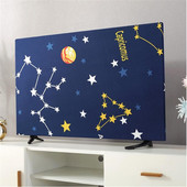 Nový ochranný kryt na televízor, kryt na prach pre domácnosť, závesný kryt na LCD televízor, polyesterový kryt, látkový, univerzálna bytová dekorácia, 32-50 palcov