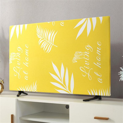 Nový ochranný kryt na televízor, kryt na prach pre domácnosť, závesný kryt na LCD televízor, polyesterový kryt, látkový, univerzálna bytová dekorácia, 32-50 palcov