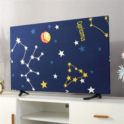 Nový ochranný kryt na televízor, kryt na prach pre domácnosť, závesný kryt na LCD televízor, polyesterový kryt, látkový, univerzálna bytová dekorácia, 32-50 palcov
