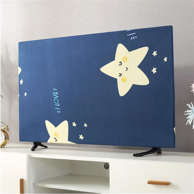 Nový ochranný kryt na televízor, kryt na prach pre domácnosť, závesný kryt na LCD televízor, polyesterový kryt, látkový, univerzálna bytová dekorácia, 32-50 palcov
