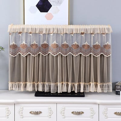 2022 Nou Dantela Husa de praf simplu Husa TV Husa de protectie TV 32-inch 65-inch Curbat LCD TV Capac de praf Decor pentru casa