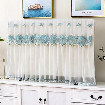 Prachotesný kryt na TV, severská čipka, ochranný kryt na televíznu obrazovku, bytová dekorácia, 32", 40", 43", 55", 65", nový prírastok, doprava zdarma