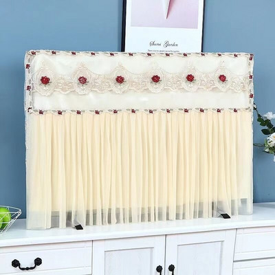 Prachotesný kryt na TV, severská čipka, ochranný kryt na televíznu obrazovku, bytová dekorácia, 32", 40", 43", 55", 65", nový prírastok, doprava zdarma