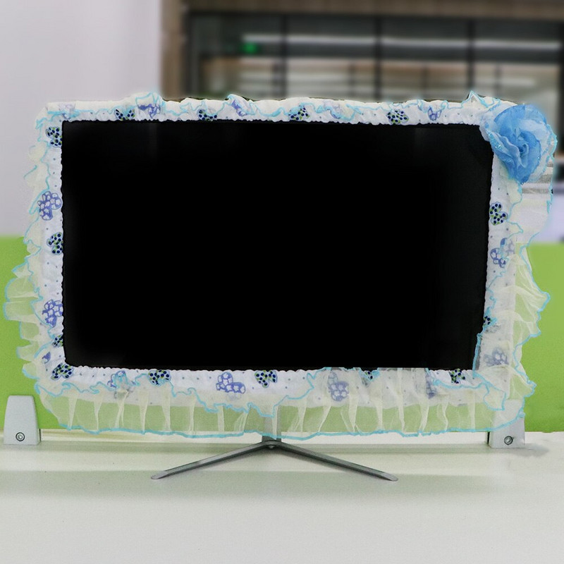 17-22 palcový mäkký látkový kryt na televízor, zakrivená obrazovka, ochranný kryt na monitor počítača, nástenný kryt