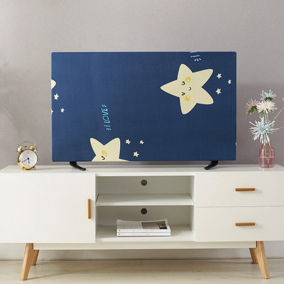 Elastická sila, kryt na televízor, LCD televízor, prachový kryt, látka, 19-55 palcov, jednoduchá a moderná európska štýlová univerzálna dekorácia