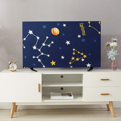 Elastická sila, kryt na televízor, LCD televízor, prachový kryt, látka, 19-55 palcov, jednoduchá a moderná európska štýlová univerzálna dekorácia