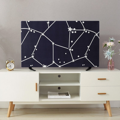 Elastická sila, kryt na televízor, LCD televízor, prachový kryt, látka, 19-55 palcov, jednoduchá a moderná európska štýlová univerzálna dekorácia