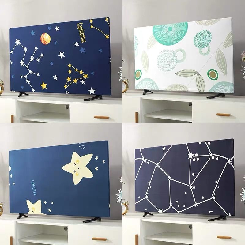 Elastická sila, kryt na televízor, LCD televízor, prachový kryt, látka, 19-55 palcov, jednoduchá a moderná európska štýlová univerzálna dekorácia