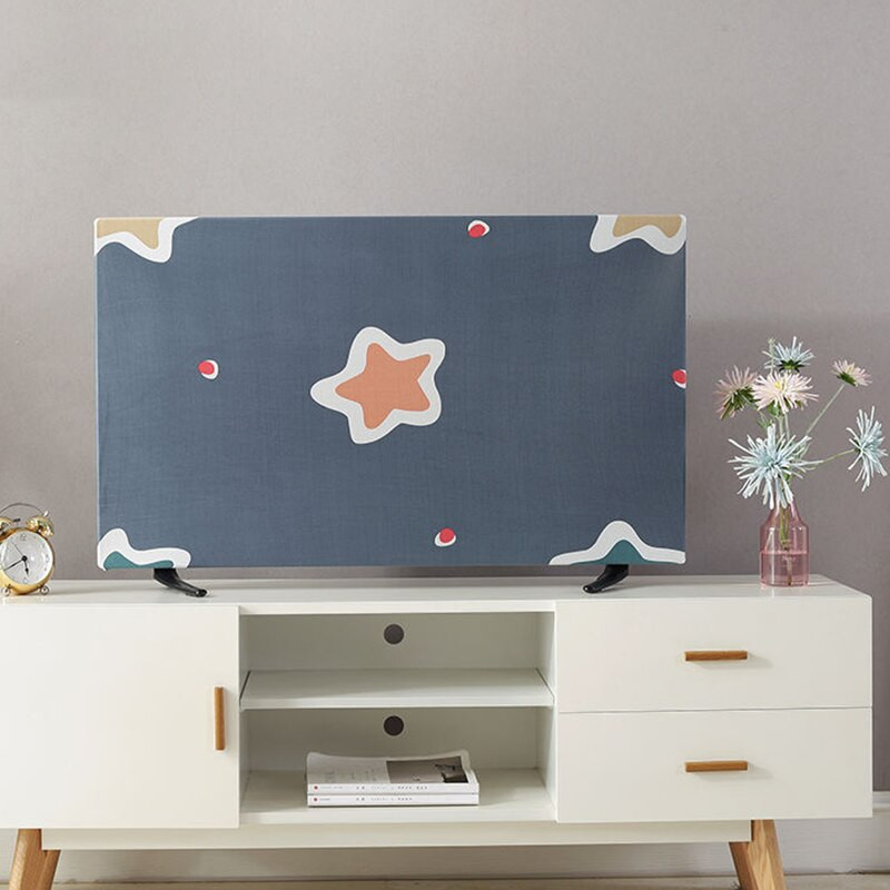 Elastická sila, kryt na televízor, LCD televízor, prachový kryt, látka, 19-55 palcov, jednoduchá a moderná európska štýlová univerzálna dekorácia