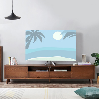 Nová potlač s elastickou silou na televízor, kryt na televízor, 32-75 palcov, jednoduchý a moderný európsky štýl