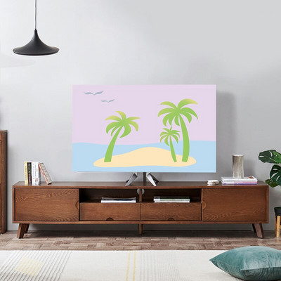 Nová potlač s elastickou silou na televízor, kryt na televízor, 32-75 palcov, jednoduchý a moderný európsky štýl