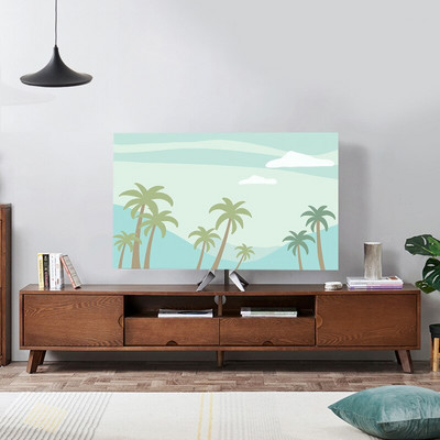 Nová potlač s elastickou silou na televízor, kryt na televízor, 32-75 palcov, jednoduchý a moderný európsky štýl