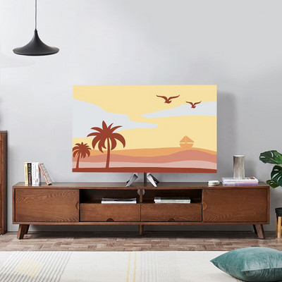 Nová potlač s elastickou silou na televízor, kryt na televízor, 32-75 palcov, jednoduchý a moderný európsky štýl