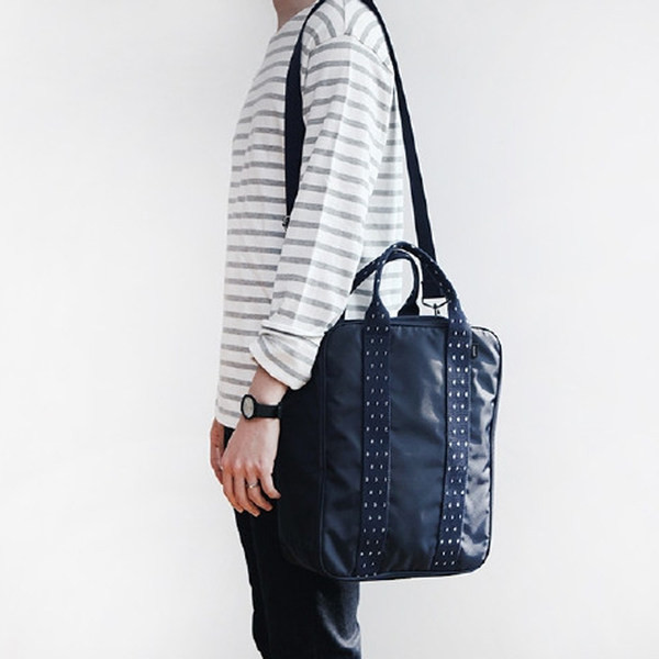 Geanta textila dreptunghiulara pentru barbati potrivita pentru acte