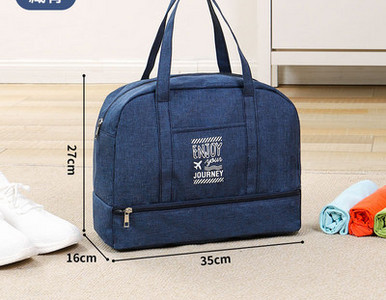 Ανδρική πάνινη τσάντα casual με γράμματα