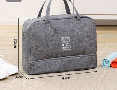 Ανδρική πάνινη τσάντα casual με γράμματα