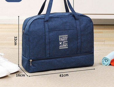 Ανδρική πάνινη τσάντα casual με γράμματα