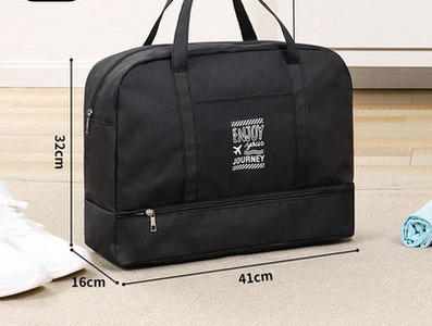 Ανδρική πάνινη τσάντα casual με γράμματα