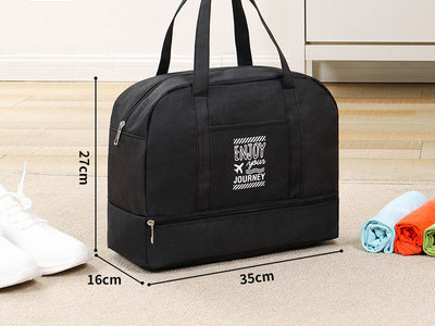 Ανδρική πάνινη τσάντα casual με γράμματα