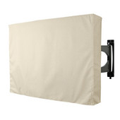 Husă pentru televizor în aer liber Ecran, rezistentă la praf, impermeabilă, set de huse, husă pentru televizor, bej Oxford, de înaltă calitate, de 30 la 58 de inci