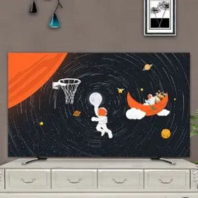 Noua husă de praf din material elastic moale pentru televizoare LCD de 43" 49" 55" Televizoare de tip suspendat, rezistentă la zgârieturi, carcasă de protecție împotriva stropilor