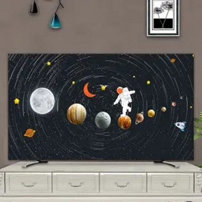 Noua husă de praf din material elastic moale pentru televizoare LCD de 43" 49" 55" Televizoare de tip suspendat, rezistentă la zgârieturi, carcasă de protecție împotriva stropilor